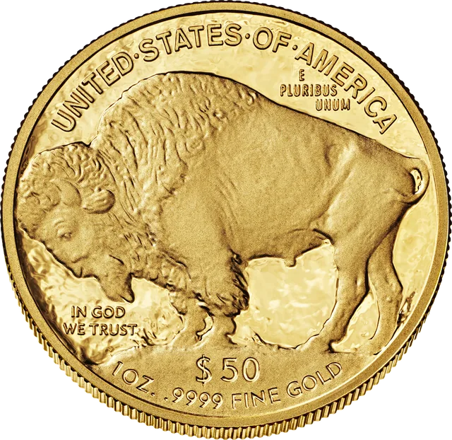 American Gold Buffalo, reverse