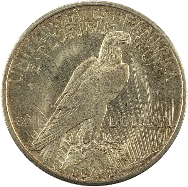 Peace Silver Dollar, reverse (1921)