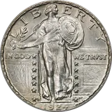 Standing Liberty Quarter, obverse (1924-D)