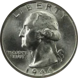 Washington Quarter (Silver), obverse (1944-S)