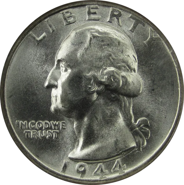 Washington Quarter (Silver), obverse (1944-S)